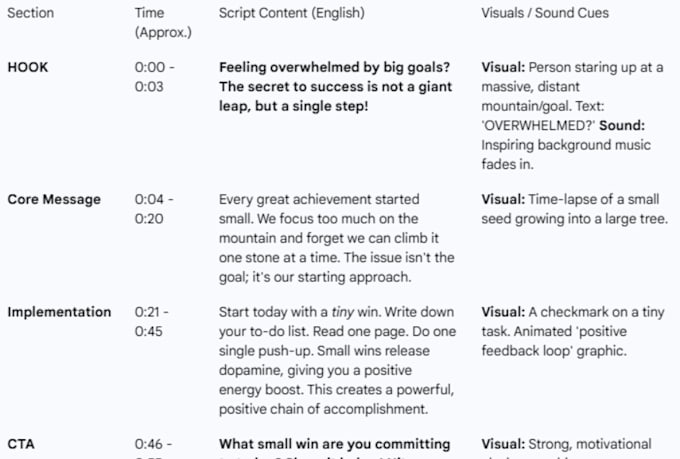 create engaging short video scripts for youtube,tt and reels